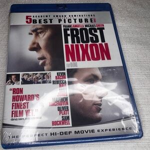 Frost/Nixon Blu-ray Movie - White and Red Cover